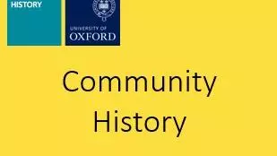 community history holding image