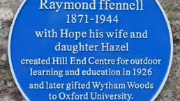 hill end blue plaque