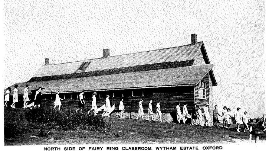 north side of fairy ring classrooom  wytham